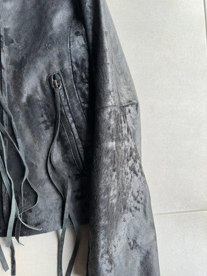 Ann Demeulemeester FW02 raw sheepskin jacket