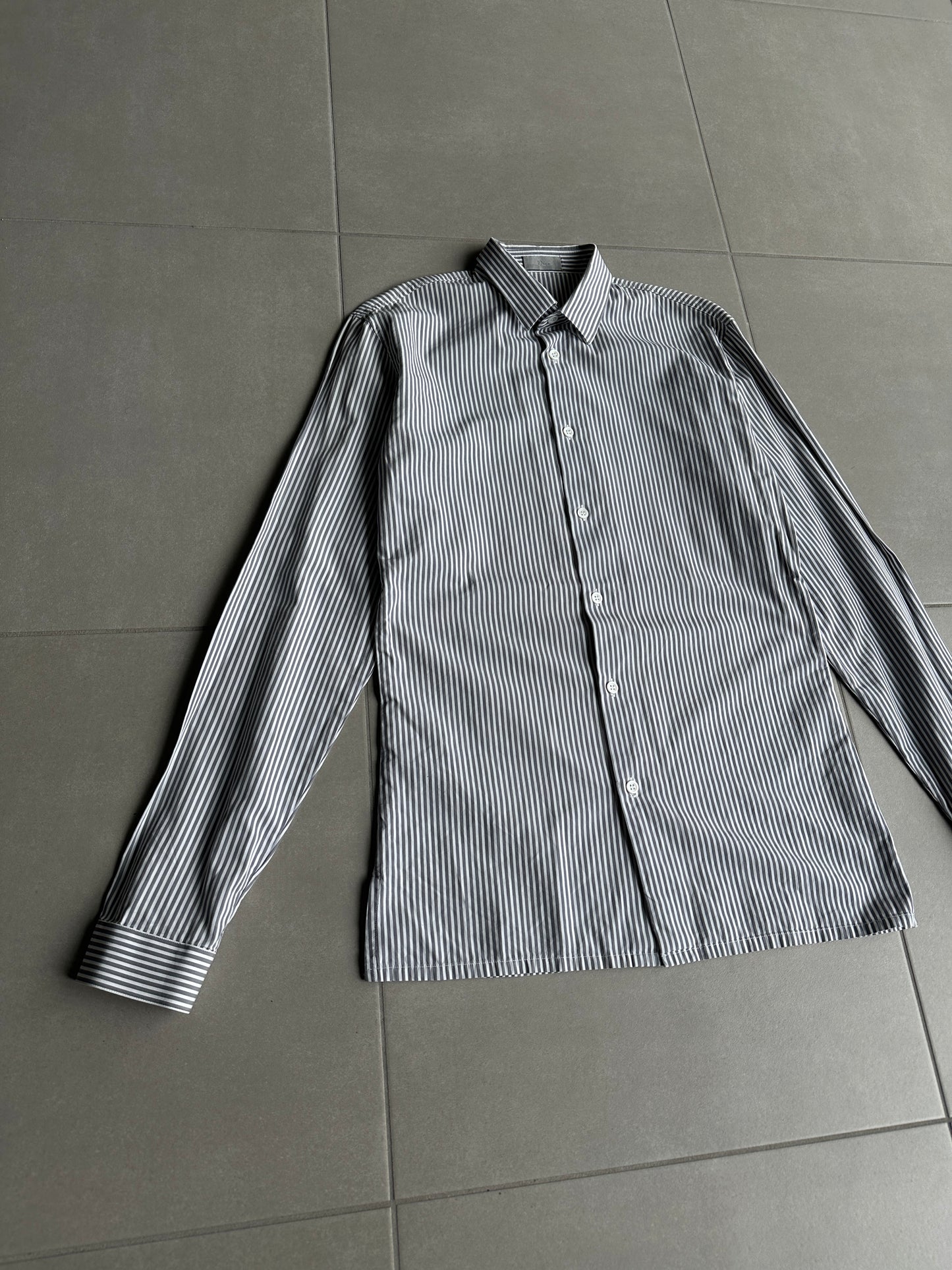 Dior Homme AW03 “LUSTER” Striped button up shirt