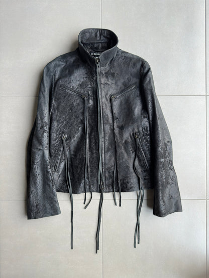 Ann Demeulemeester FW02 raw sheepskin jacket