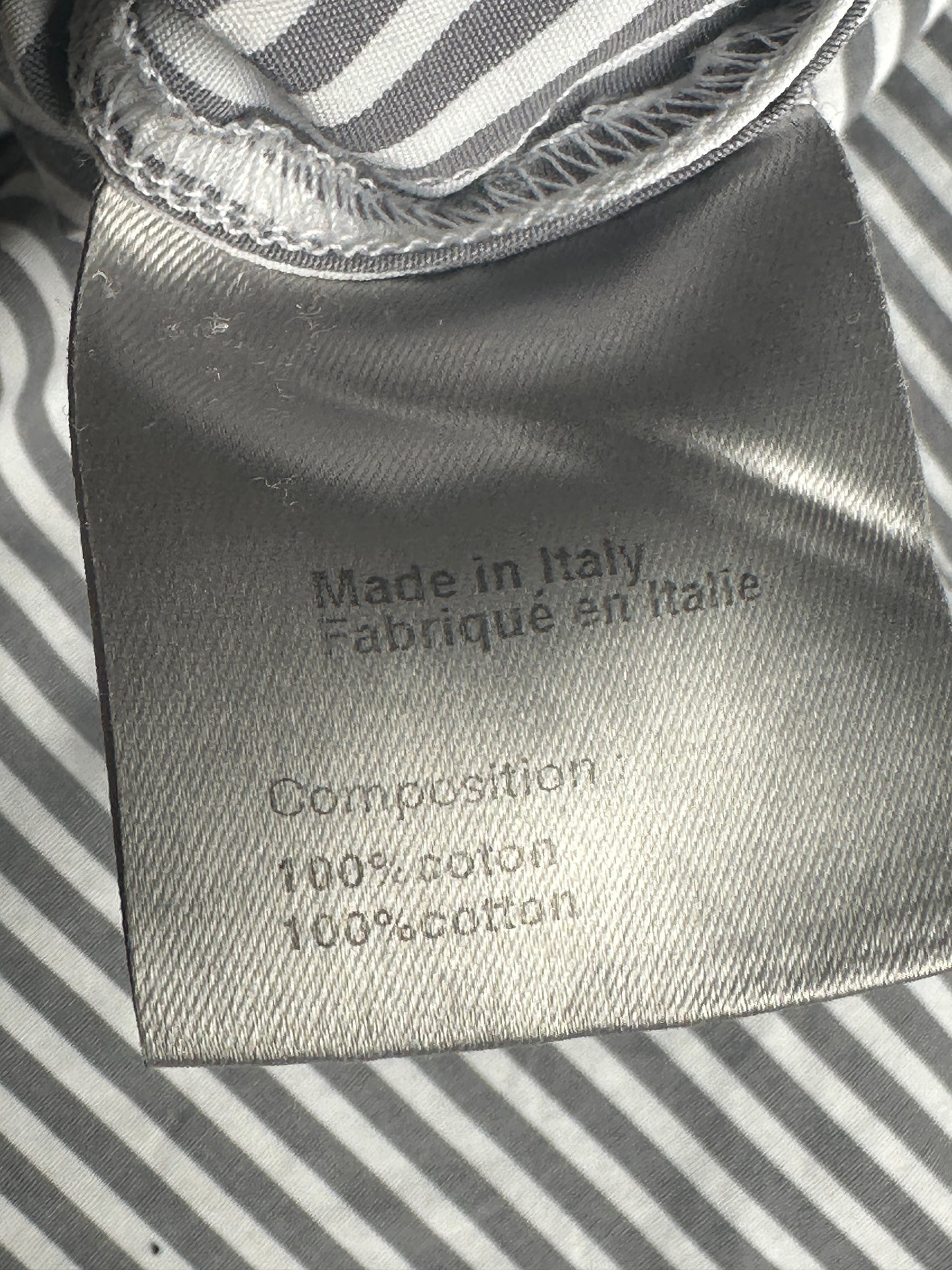 Dior Homme AW03 “LUSTER” Striped button up shirt