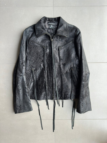 Ann Demeulemeester FW02 raw sheepskin jacket
