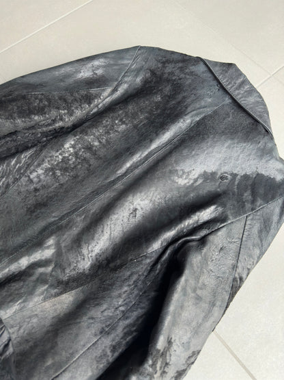 Ann Demeulemeester FW02 raw sheepskin jacket