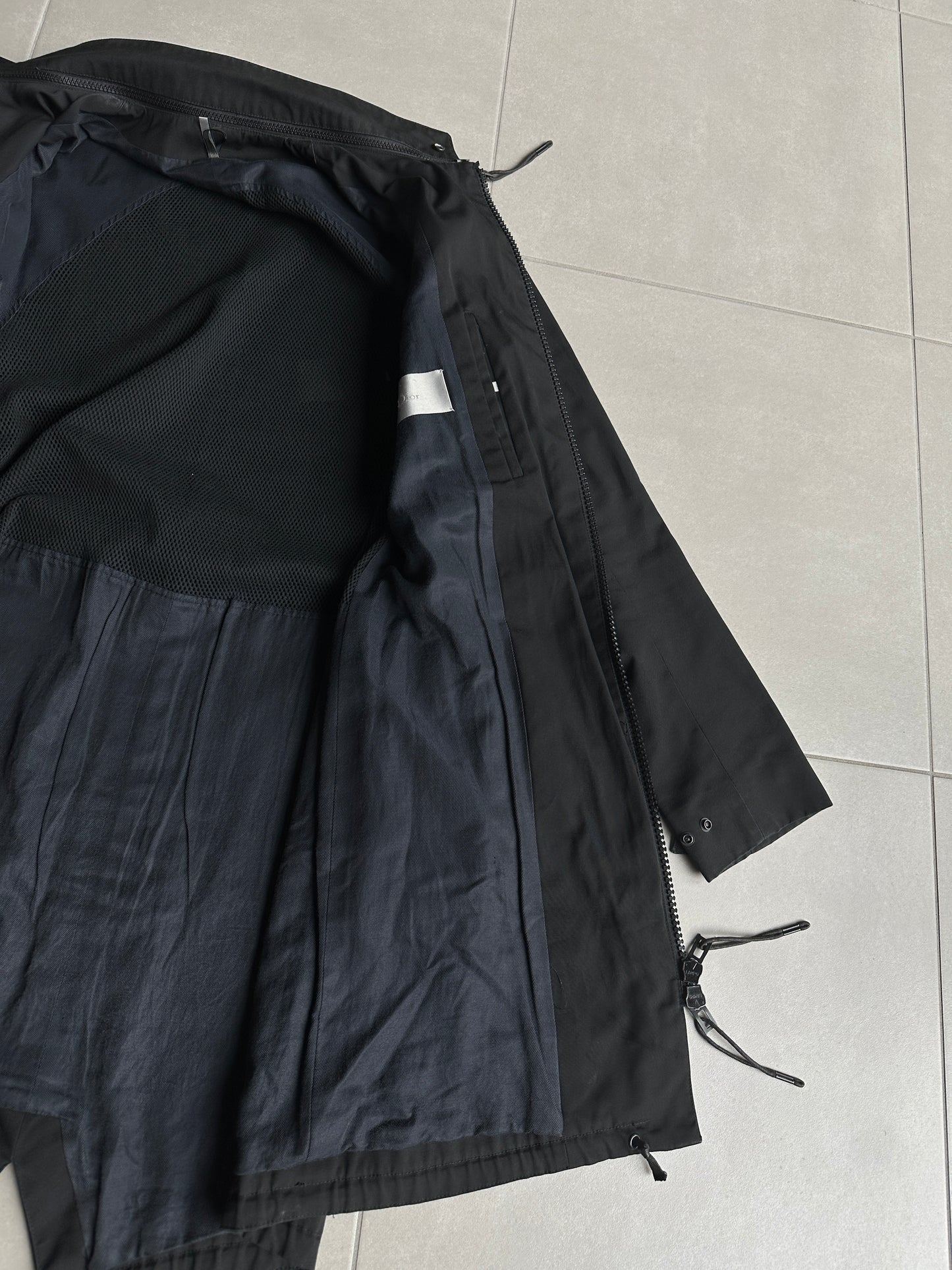 Dior Homme SS04 “STRIP” 1/1 sample fishtail parka coat
