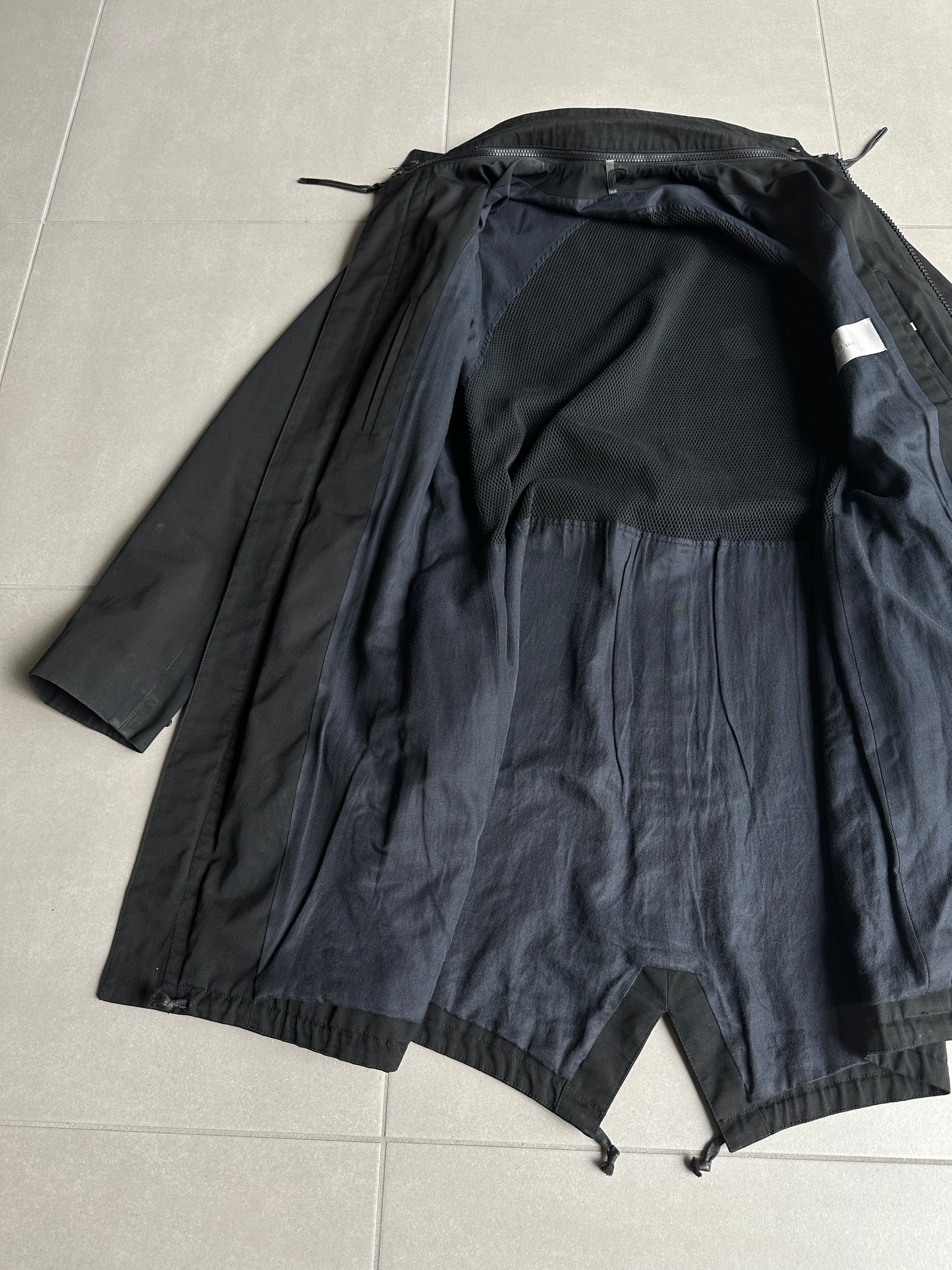 Dior Homme SS04 “STRIP” 1/1 sample fishtail parka coat