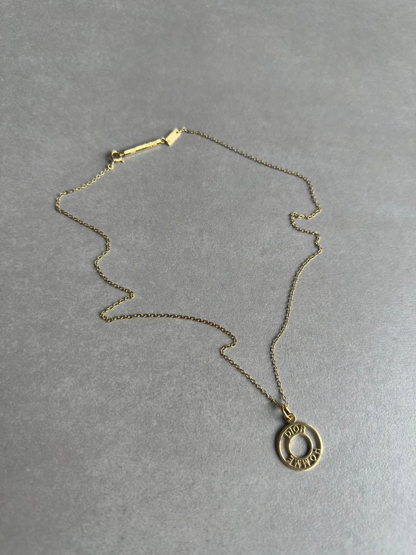 Dior Homme AW05 “In the morning” gold vermeil 925 silver necklace