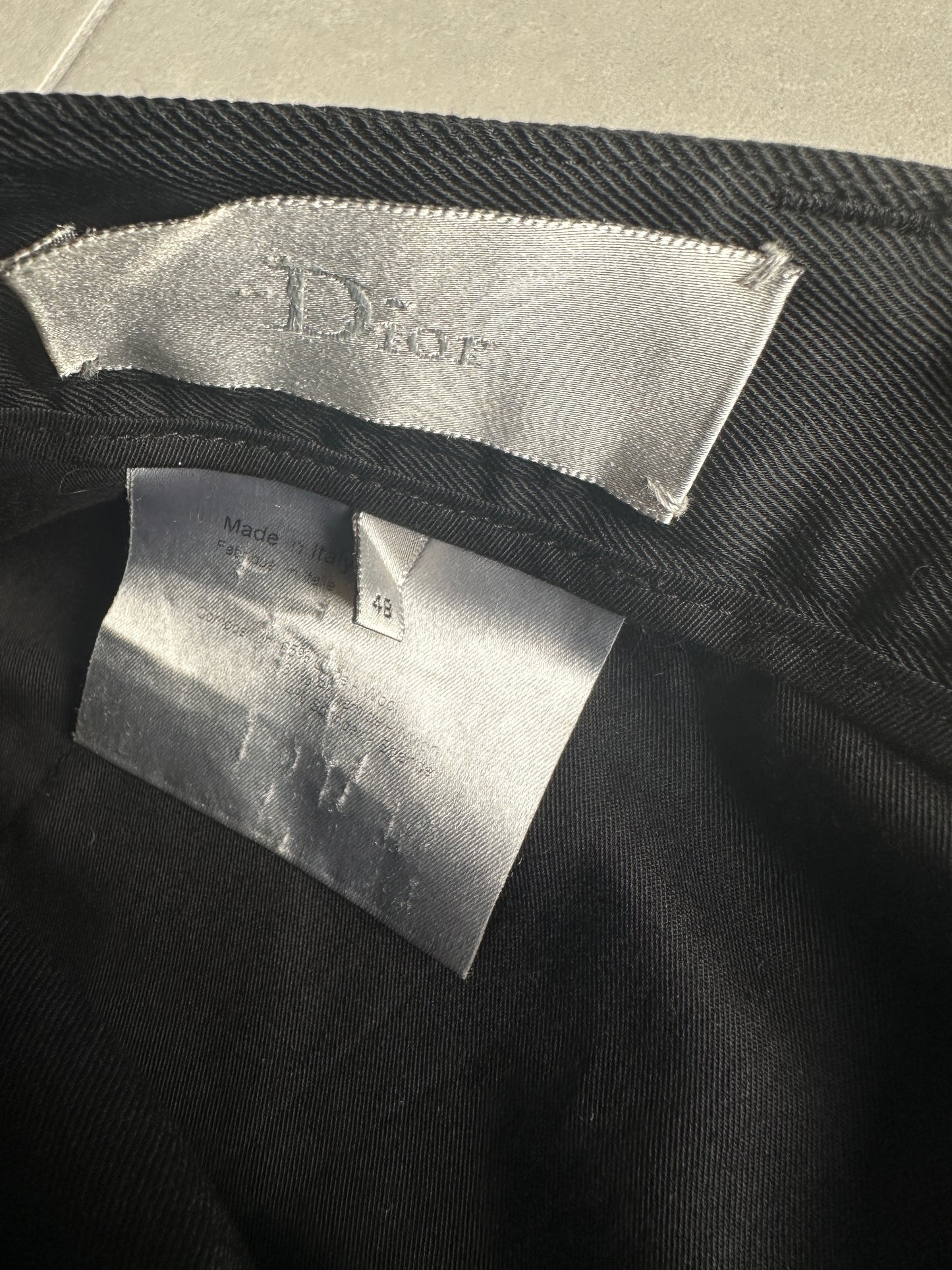 Dior homme AW02 “Reflexion” Straight leg trousers