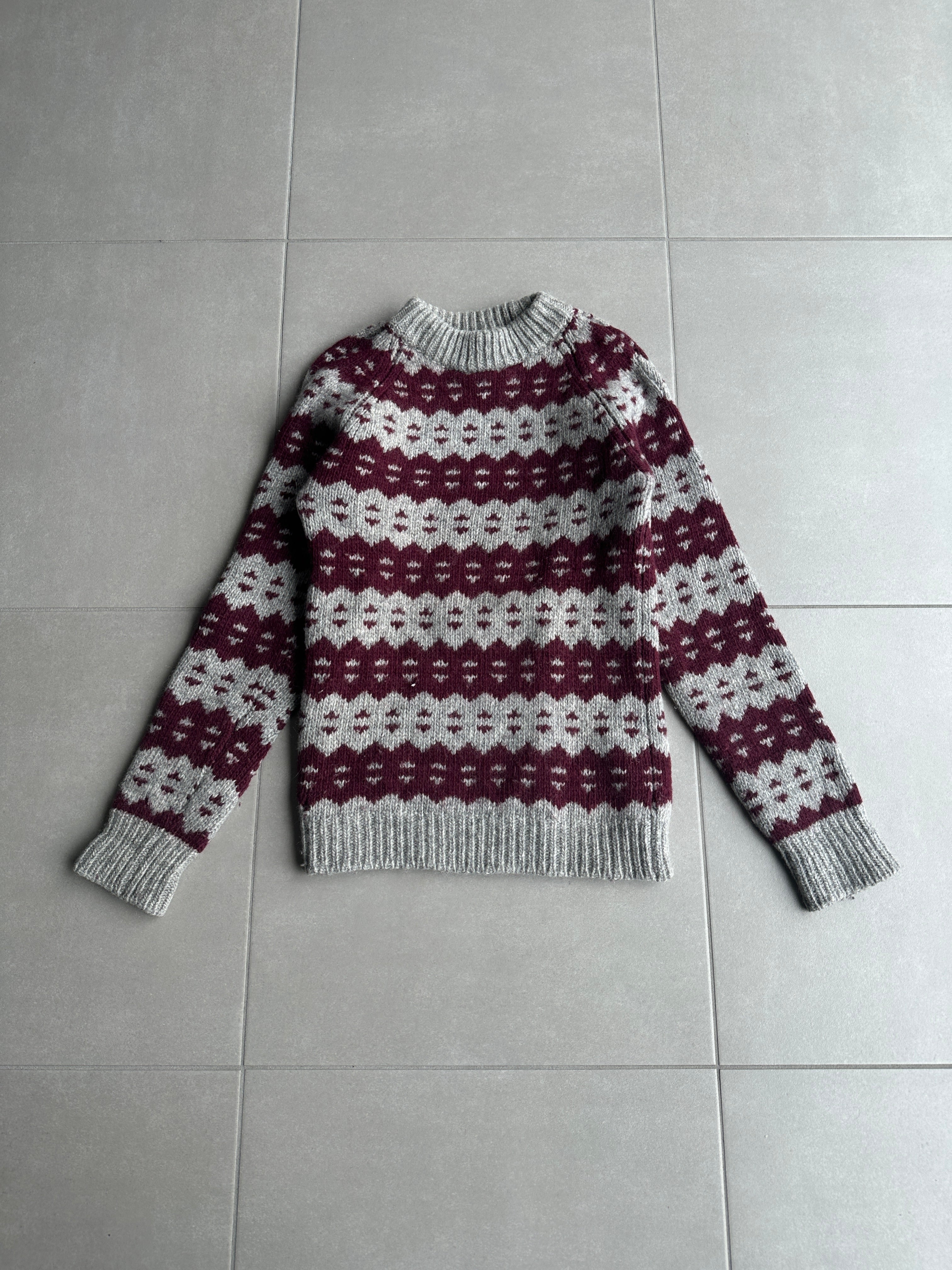 Dior Homme AW05 “In the morning” Nordic patterned sweater – zentemple