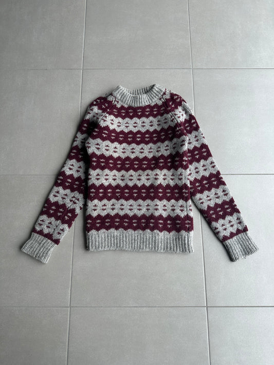 Dior Homme AW05 “In the morning” Nordic patterned sweater