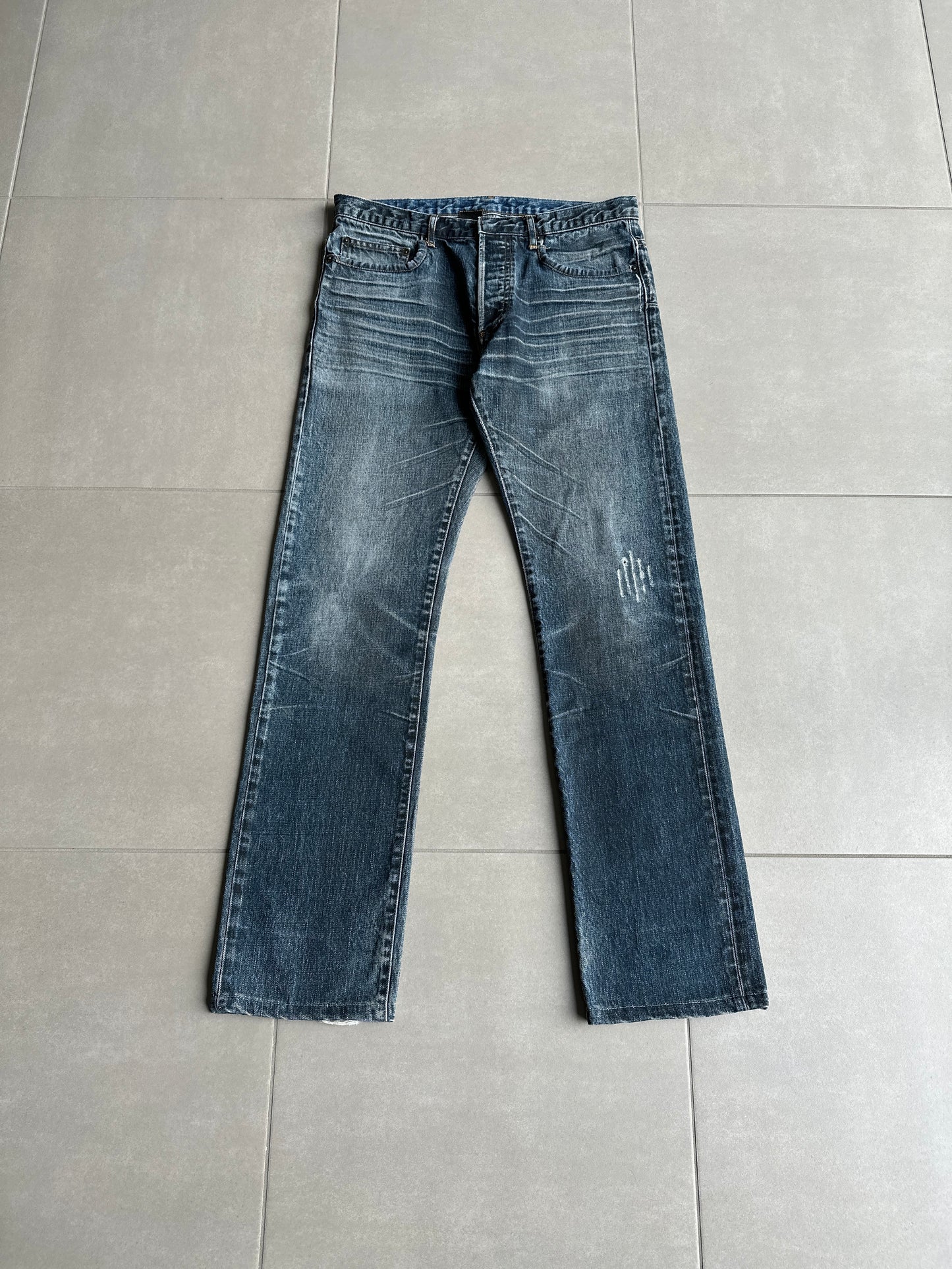 Dior Homme SS03 “Follow Me” Mudwash clawmark denim