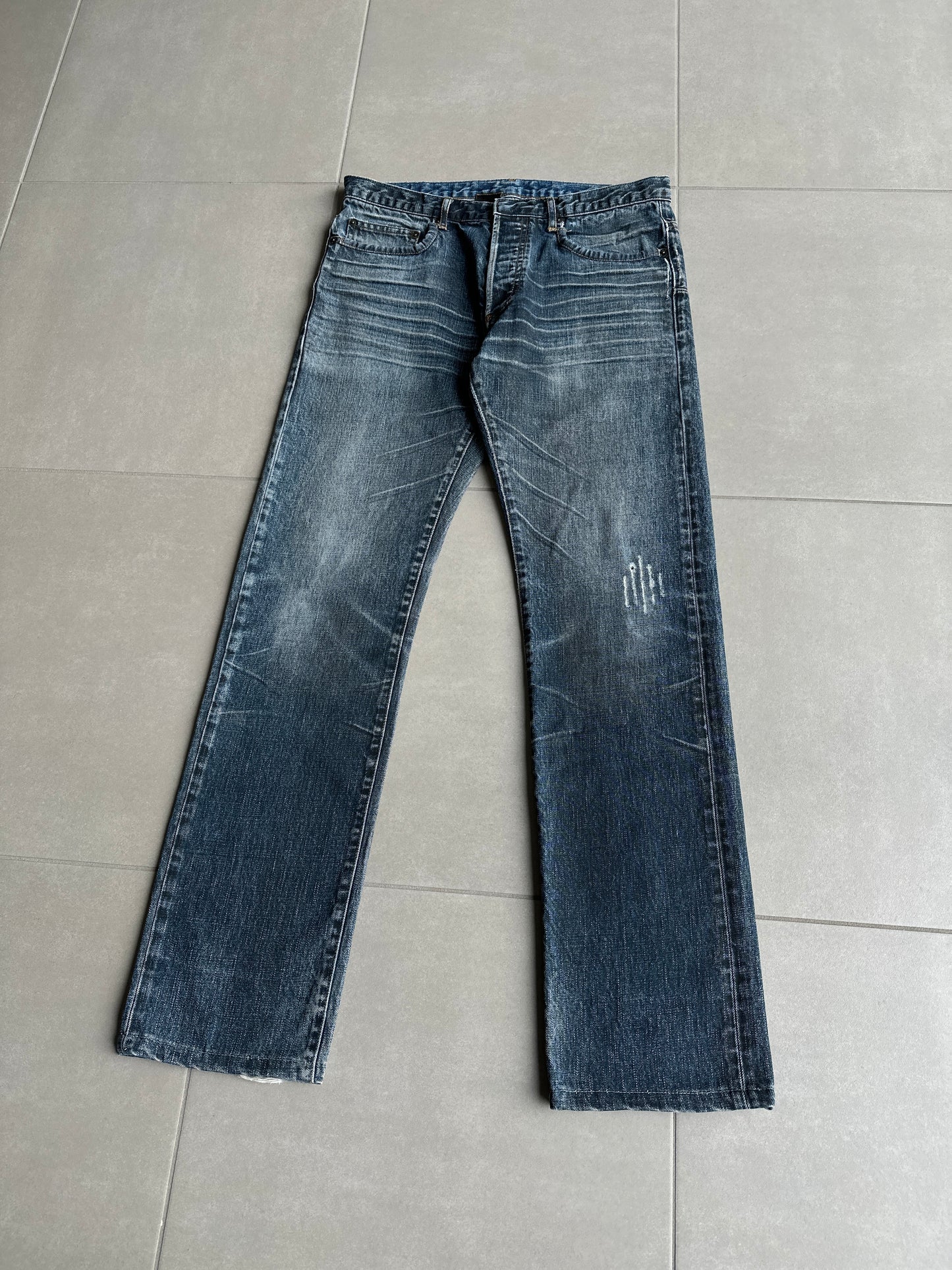 Dior Homme SS03 “Follow Me” Mudwash clawmark denim
