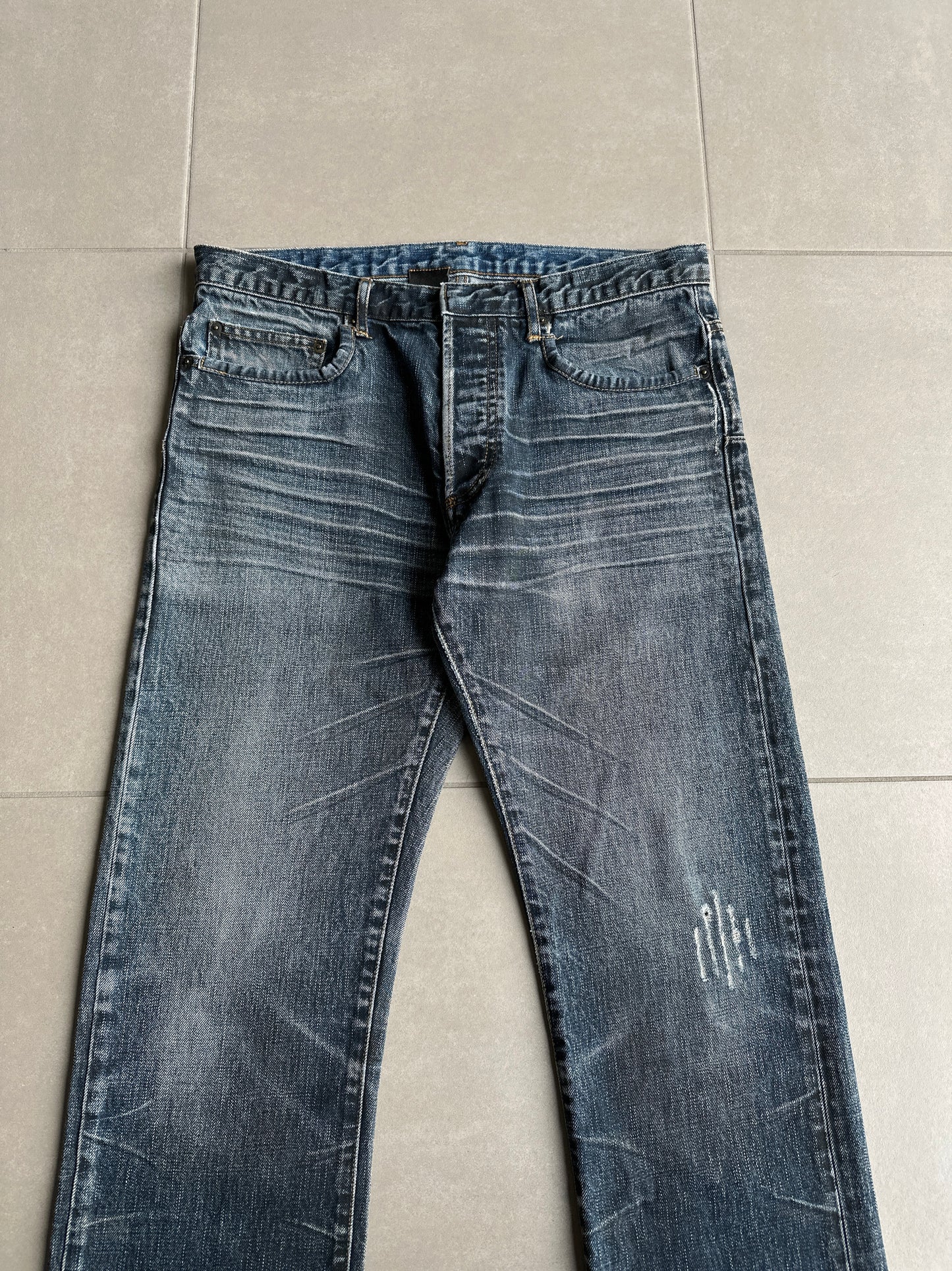 Dior Homme SS03 “Follow Me” Mudwash clawmark denim