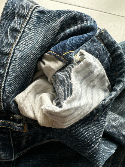 Dior Homme SS03 “Follow Me” Mudwash clawmark denim