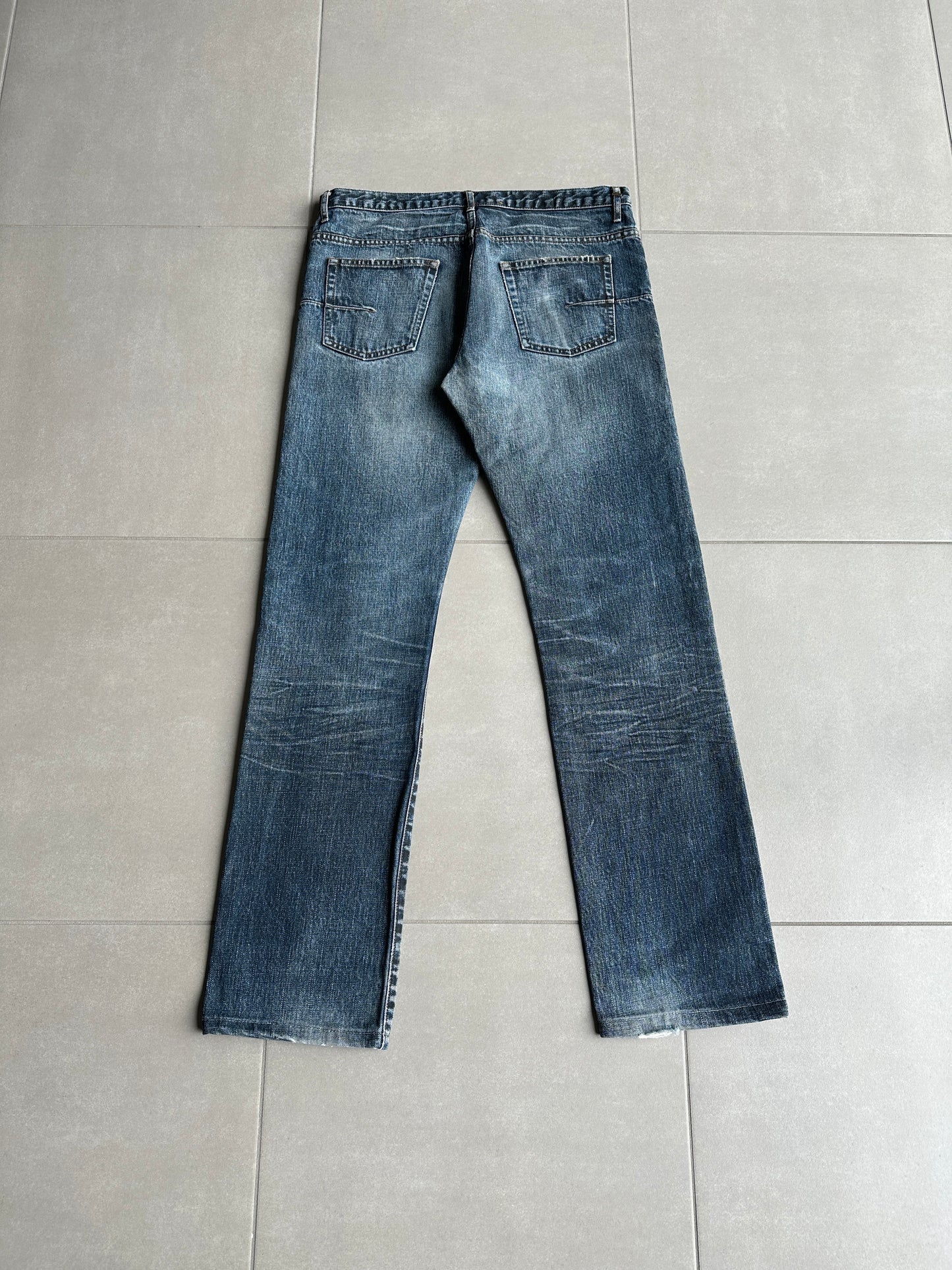 Dior Homme SS03 “Follow Me” Mudwash clawmark denim