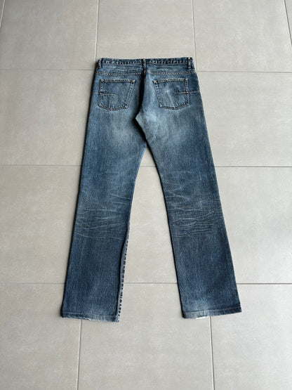 Dior Homme SS03 “Follow Me” Mudwash clawmark denim