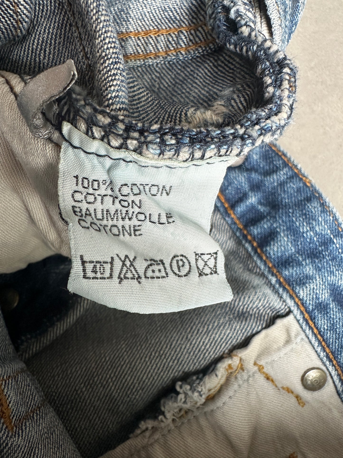 Dior Homme SS03 “Follow Me” Mudwash clawmark denim