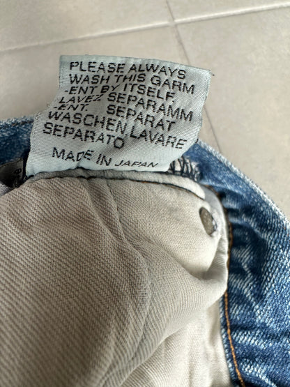 Dior Homme SS03 “Follow Me” Mudwash clawmark denim