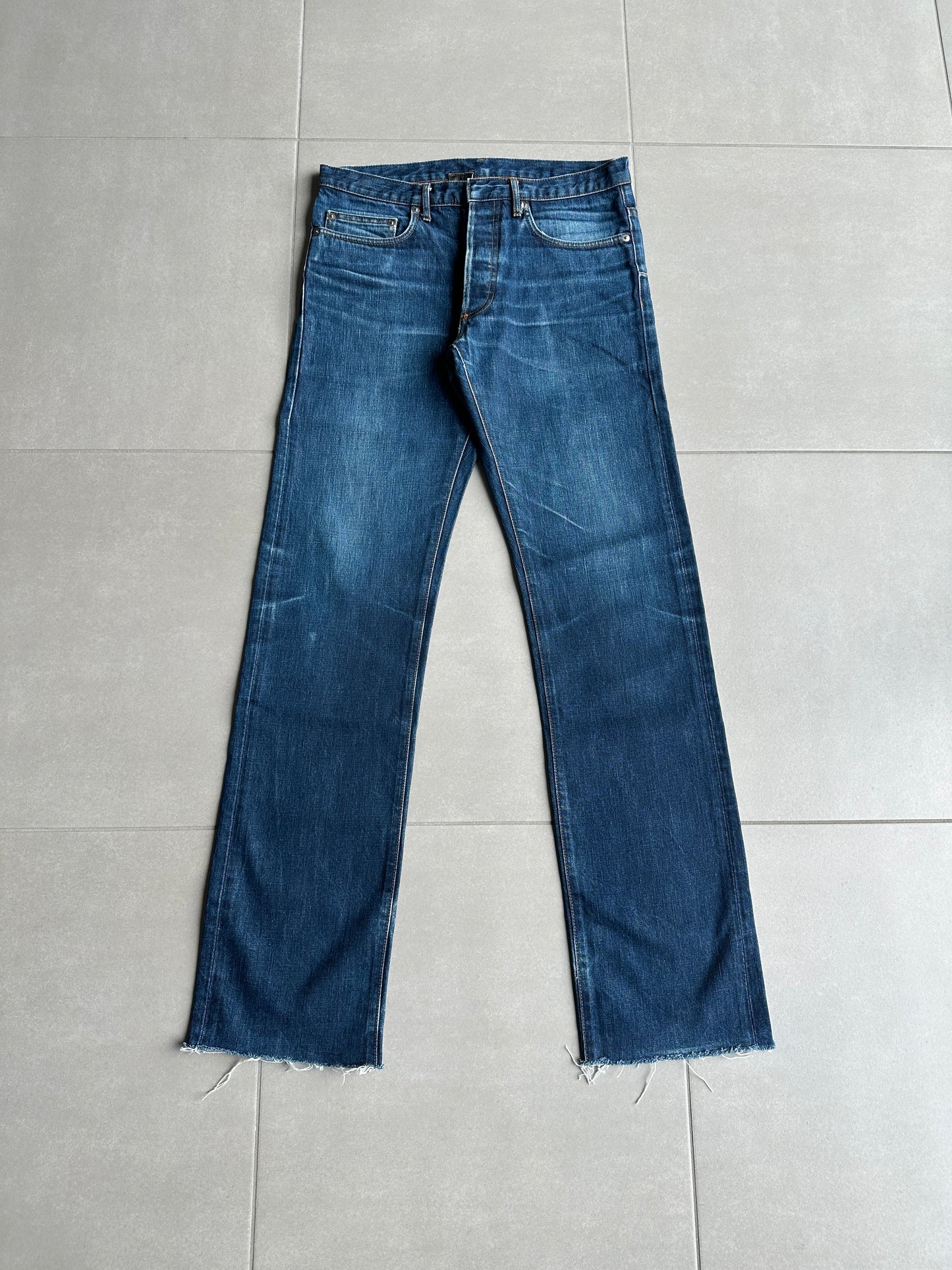 Dior Homme AW07 “Navigate” washed MIJ raw denim