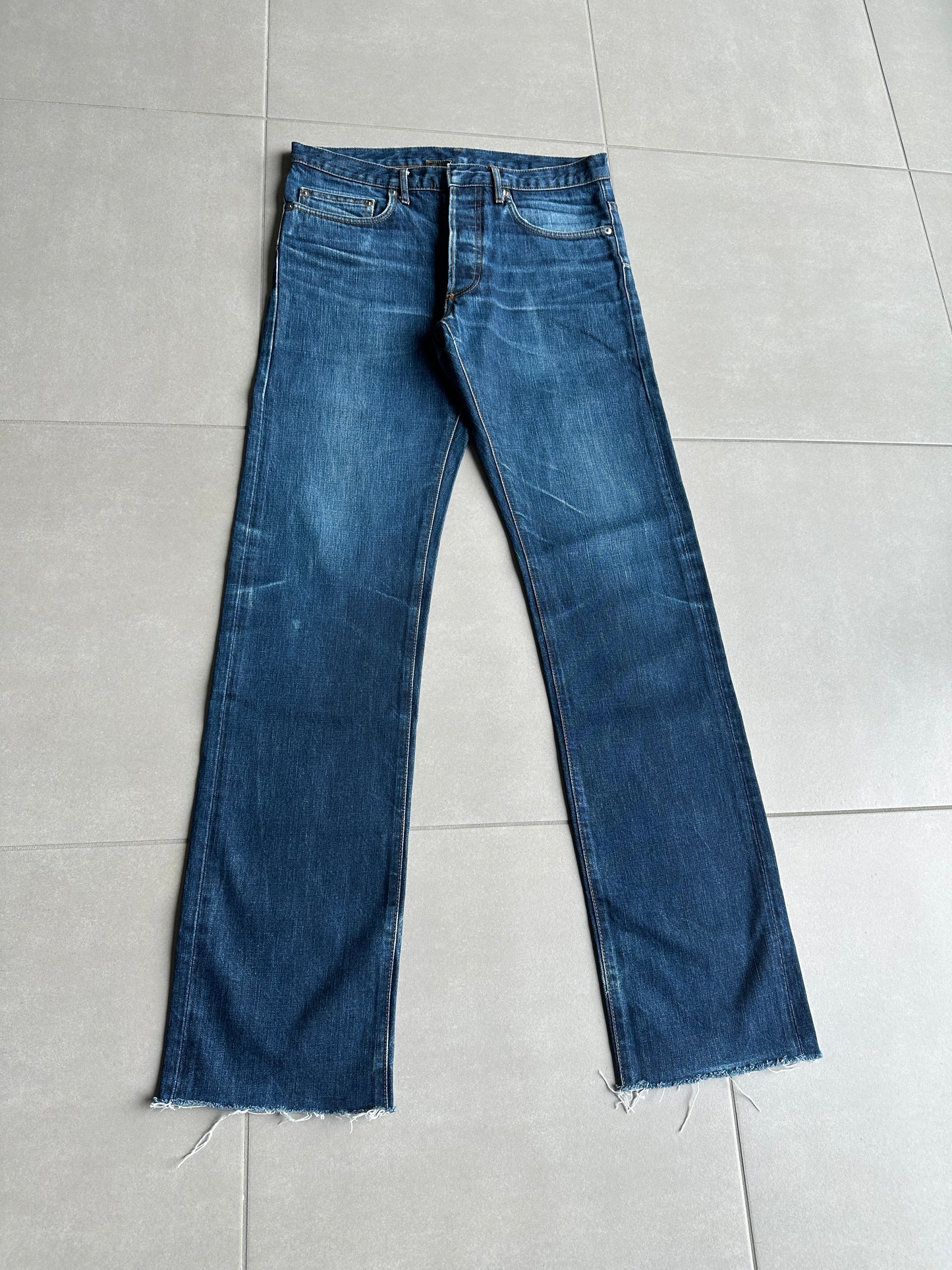 Dior Homme AW07 “Navigate” washed MIJ raw denim