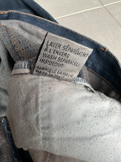 Dior Homme SS05 “BECK/Untitled” whiskered rust washed denim