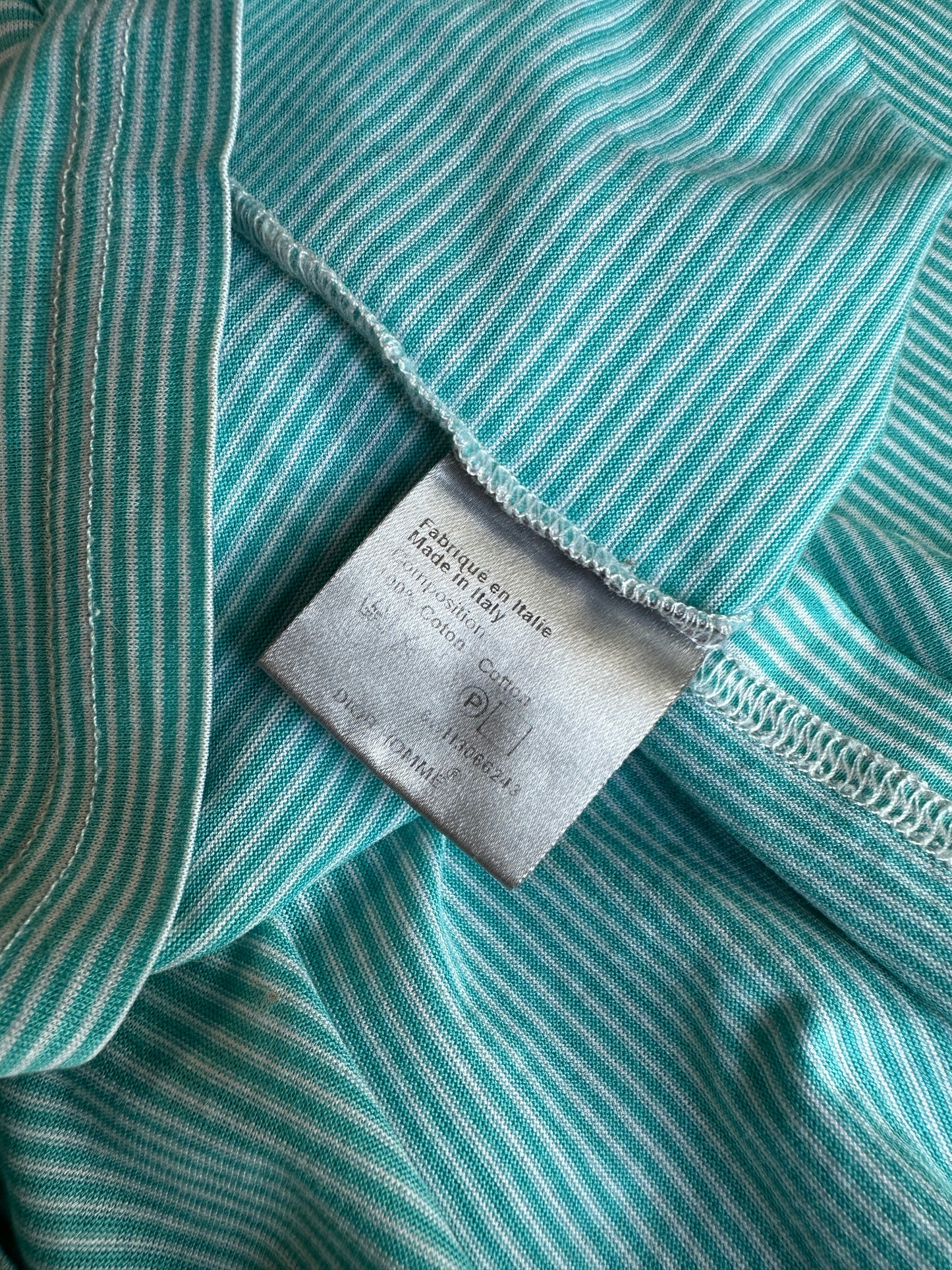Dior Homme SS06 Union Jack pocket polo shirt