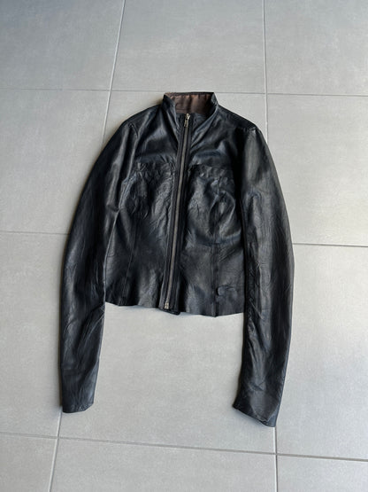 Rick Owens SS08 “CREATCH” Cropped leather jacket