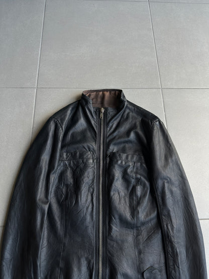 Rick Owens SS08 “CREATCH” Cropped leather jacket