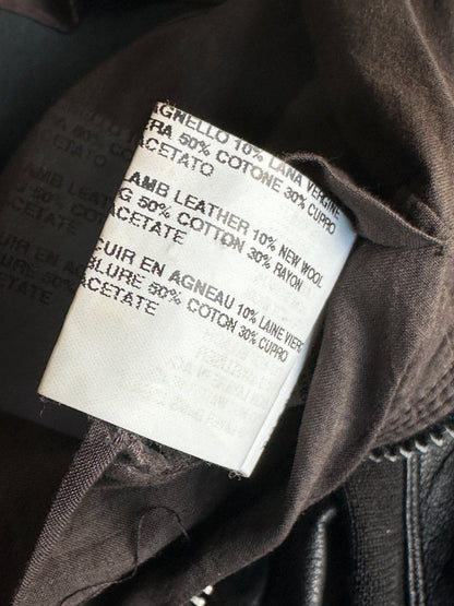 Rick Owens SS08 “CREATCH” Cropped leather jacket