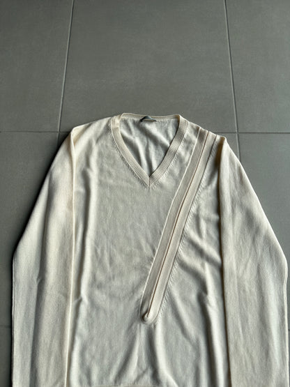 Dior Homme SS07 “We Look Good Together” Slit V-neck sweater