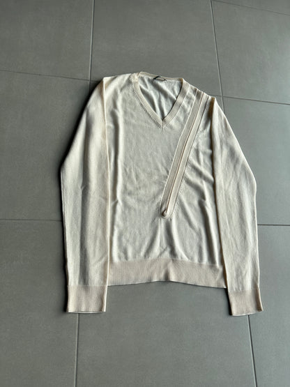 Dior Homme SS07 “We Look Good Together” Slit V-neck sweater
