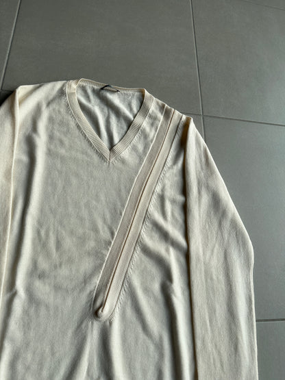 Dior Homme SS07 “We Look Good Together” Slit V-neck sweater