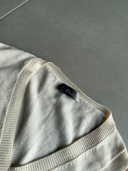 Dior Homme SS07 “We Look Good Together” Slit V-neck sweater