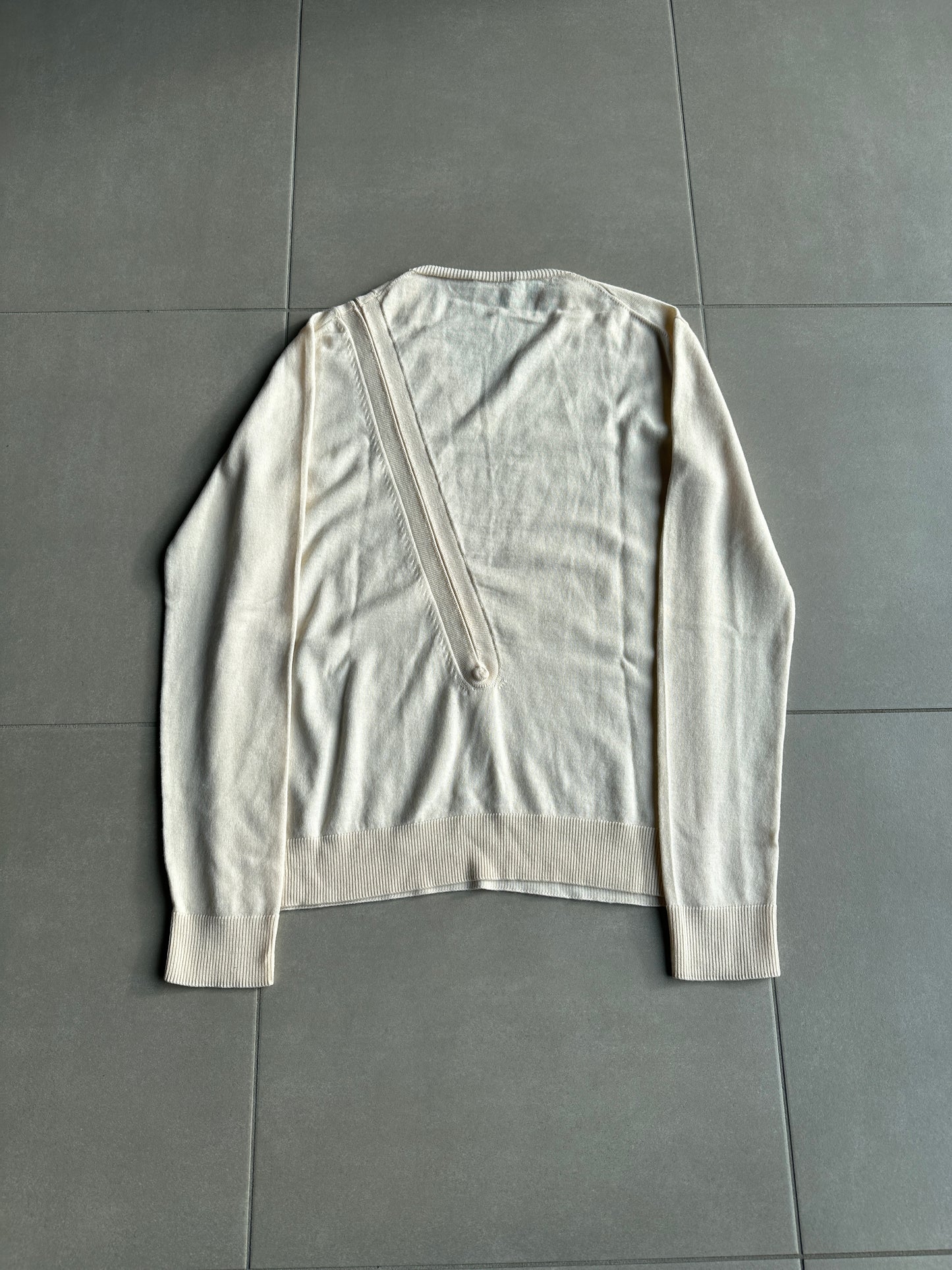 Dior Homme SS07 “We Look Good Together” Slit V-neck sweater