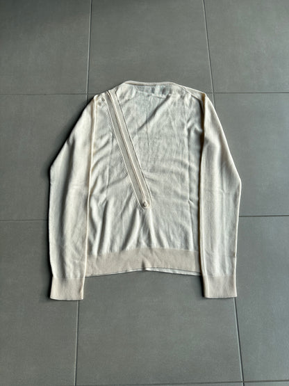 Dior Homme SS07 “We Look Good Together” Slit V-neck sweater