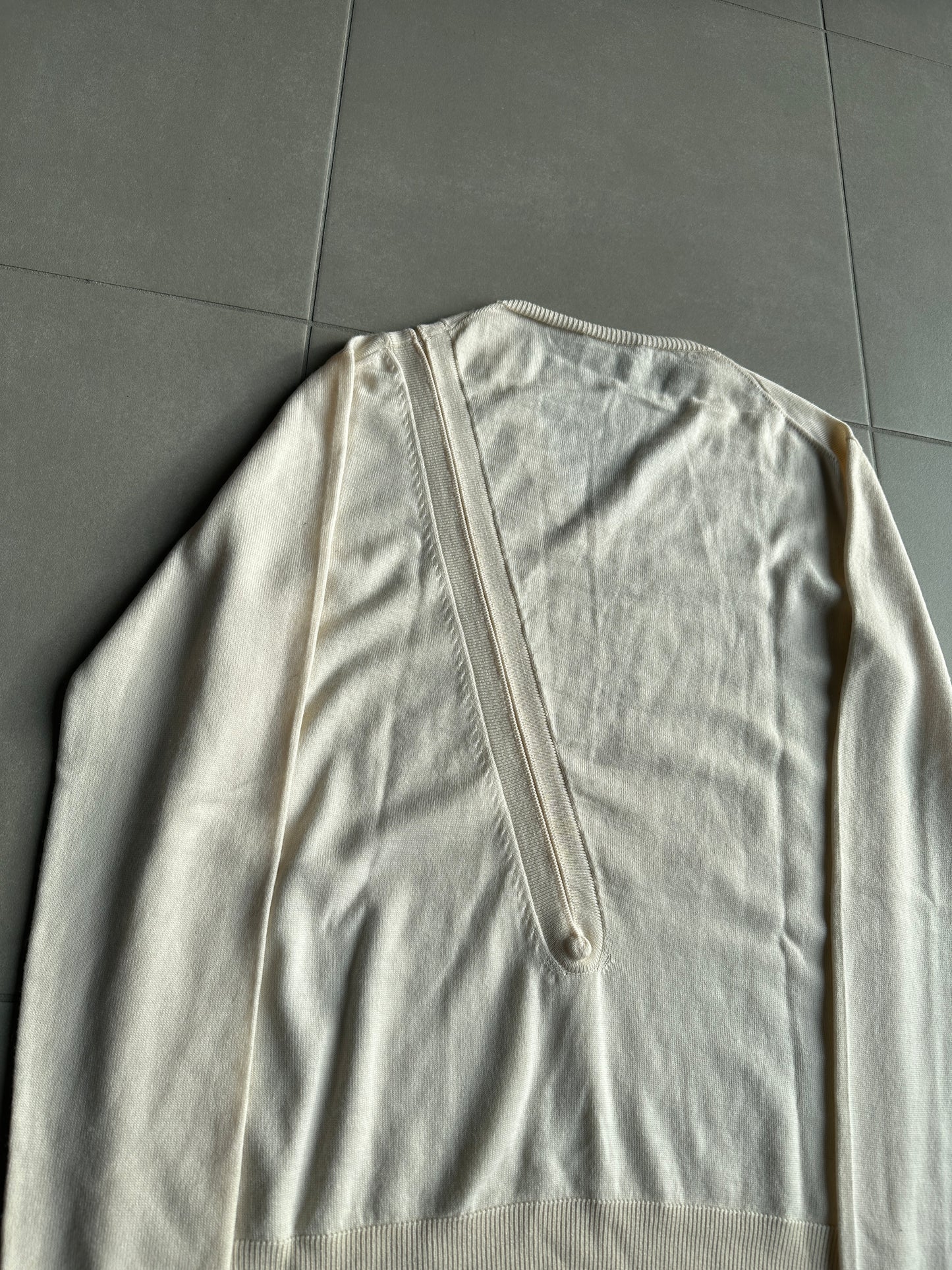 Dior Homme SS07 “We Look Good Together” Slit V-neck sweater