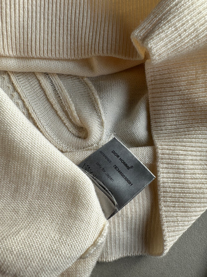 Dior Homme SS07 “We Look Good Together” Slit V-neck sweater