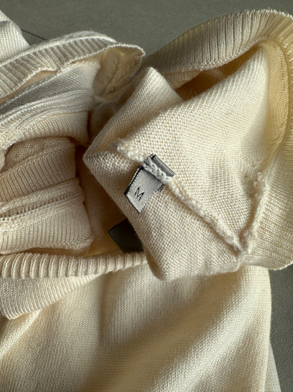 Dior Homme SS07 “We Look Good Together” Slit V-neck sweater