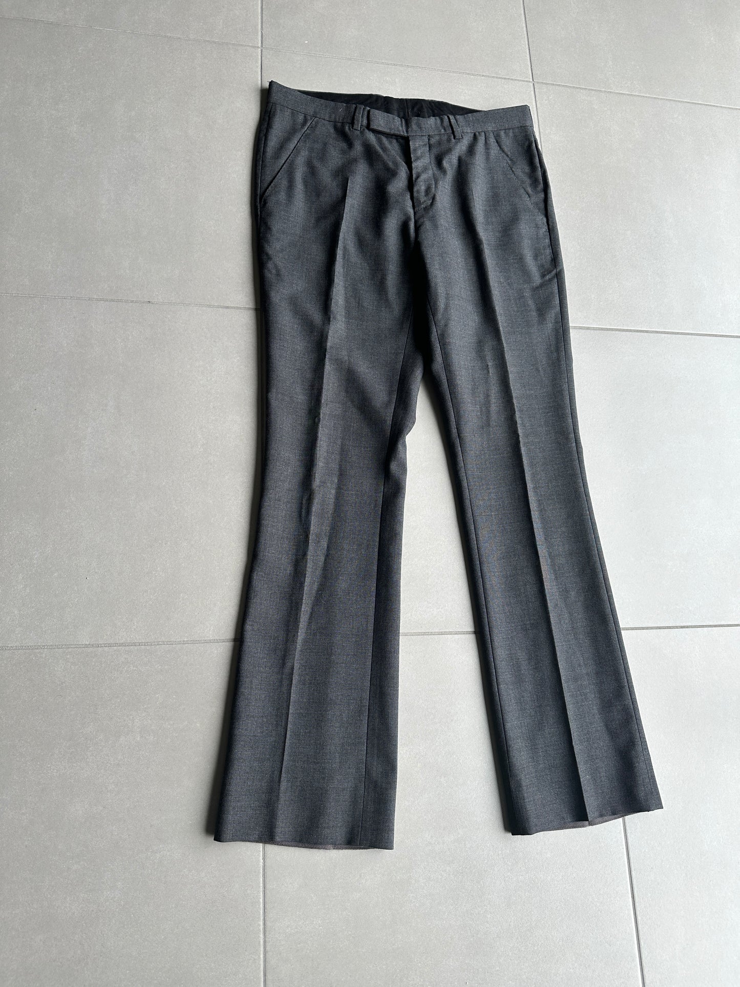 Dior Homme AW05 "in the morning” bootcut wool trousers