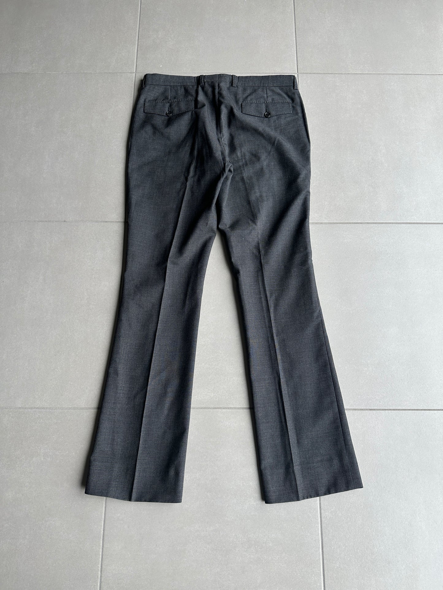 Dior Homme AW05 "in the morning” bootcut wool trousers