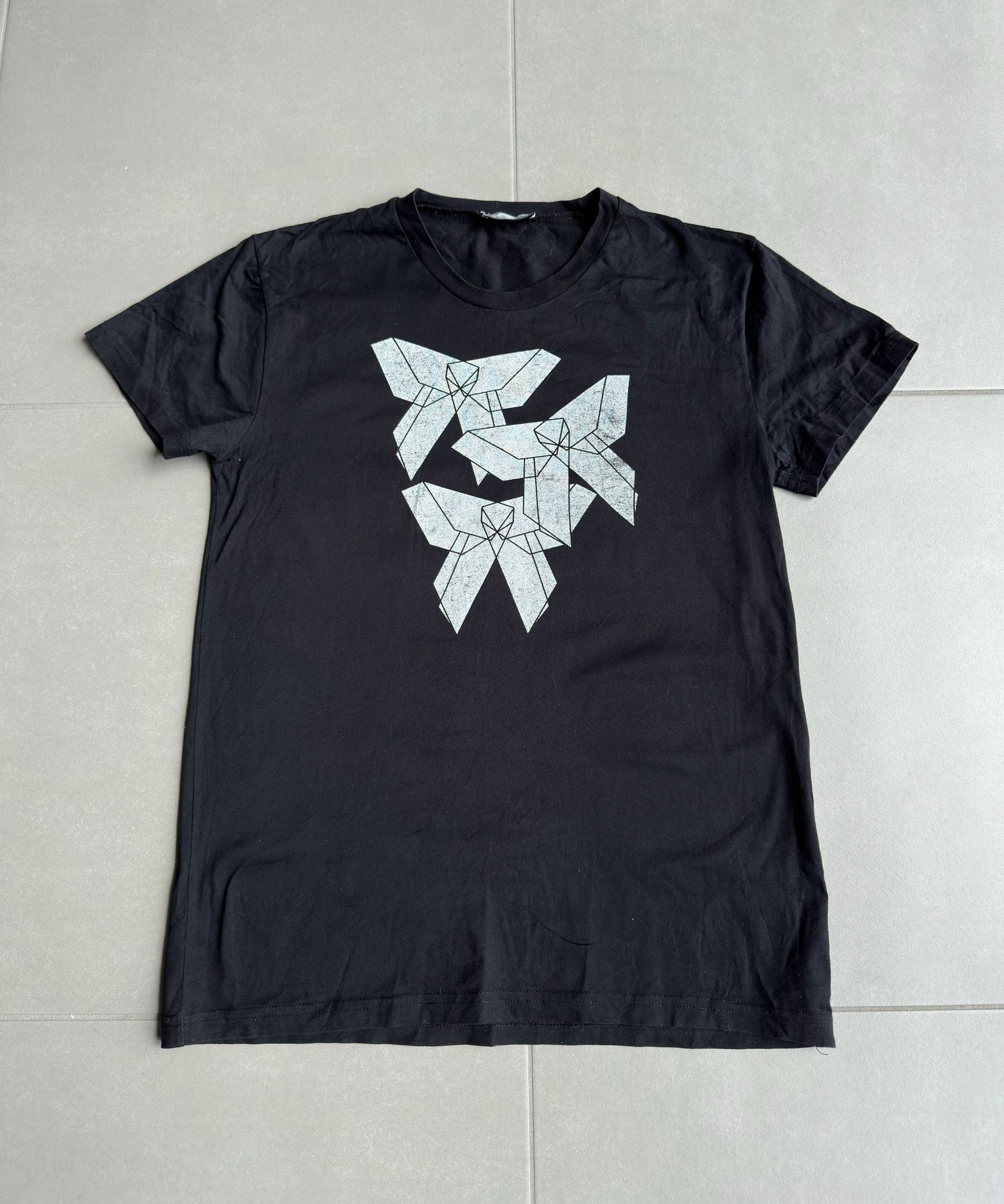 Dior Homme AW08 geometric butterfly graphic t-shirt