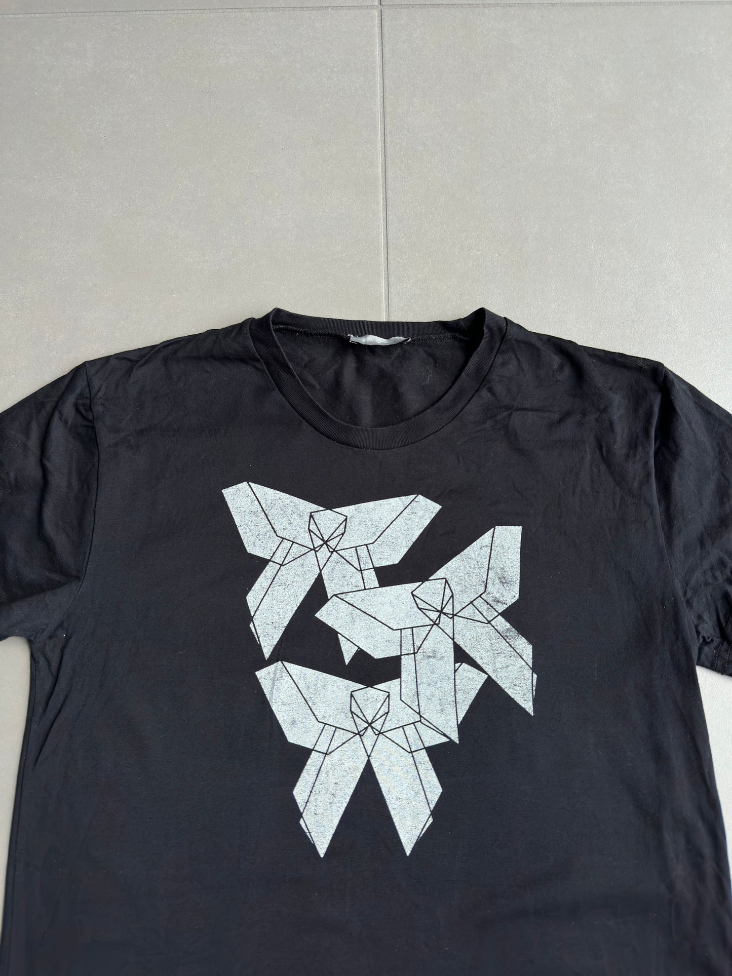 Dior Homme AW08 geometric butterfly graphic t-shirt