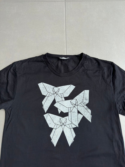 Dior Homme AW08 geometric butterfly graphic t-shirt