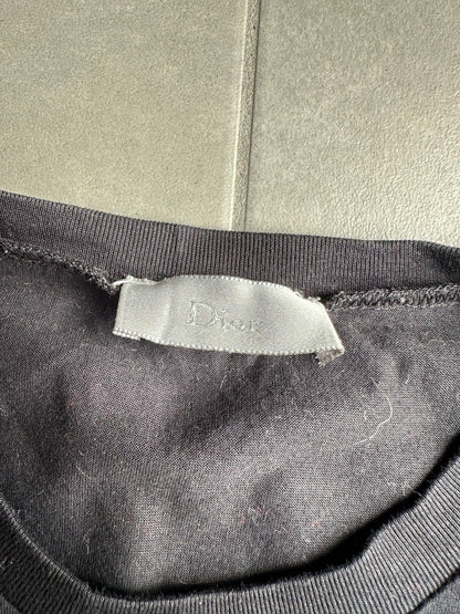 Dior Homme AW08 geometric butterfly graphic t-shirt