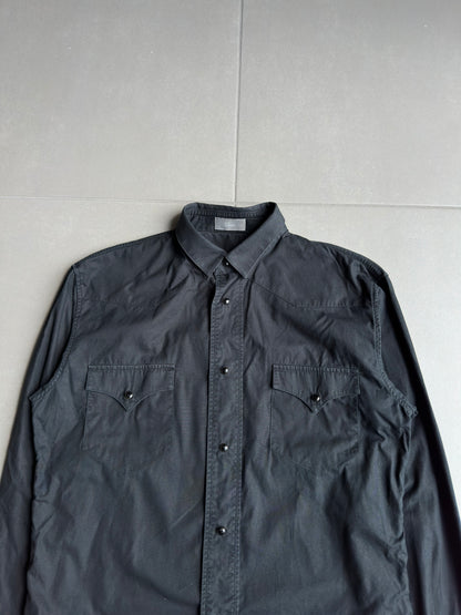 Dior Homme AW04 “Victim Of The Crime” western snap button up shirt