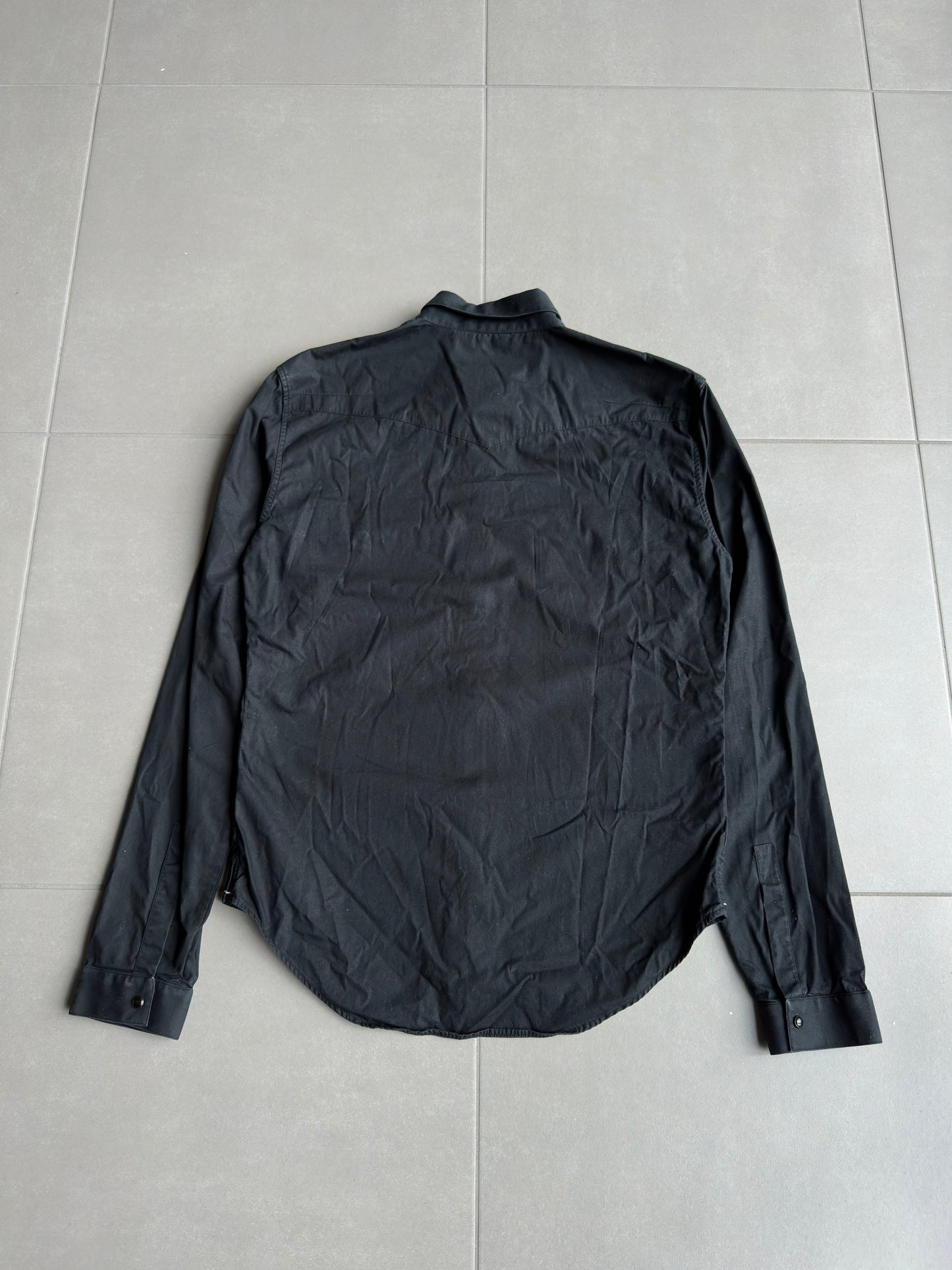 Dior Homme AW04 “Victim Of The Crime” western snap button up shirt