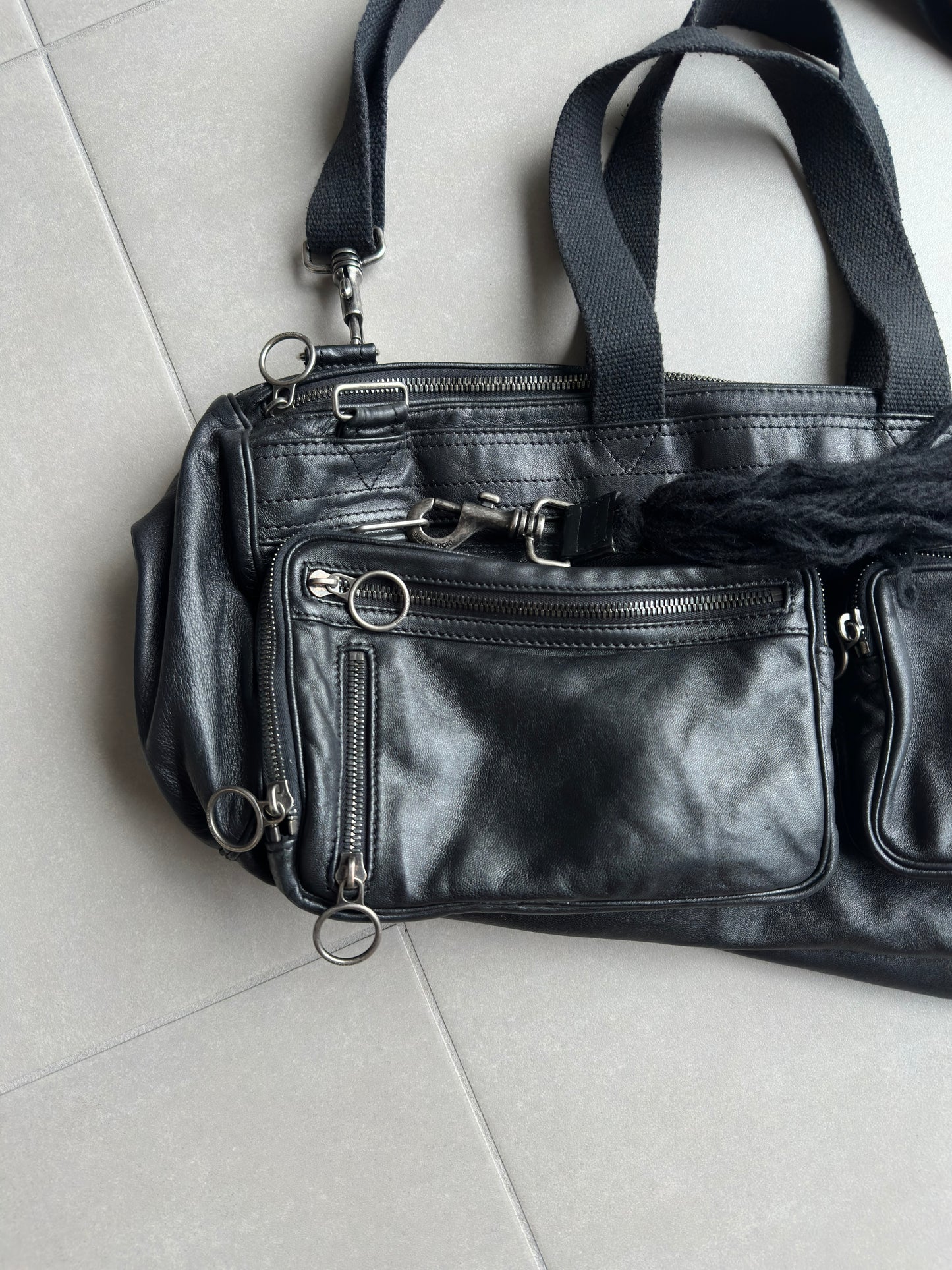 Dior Homme AW06 “These grey days” Deville duffle bag
