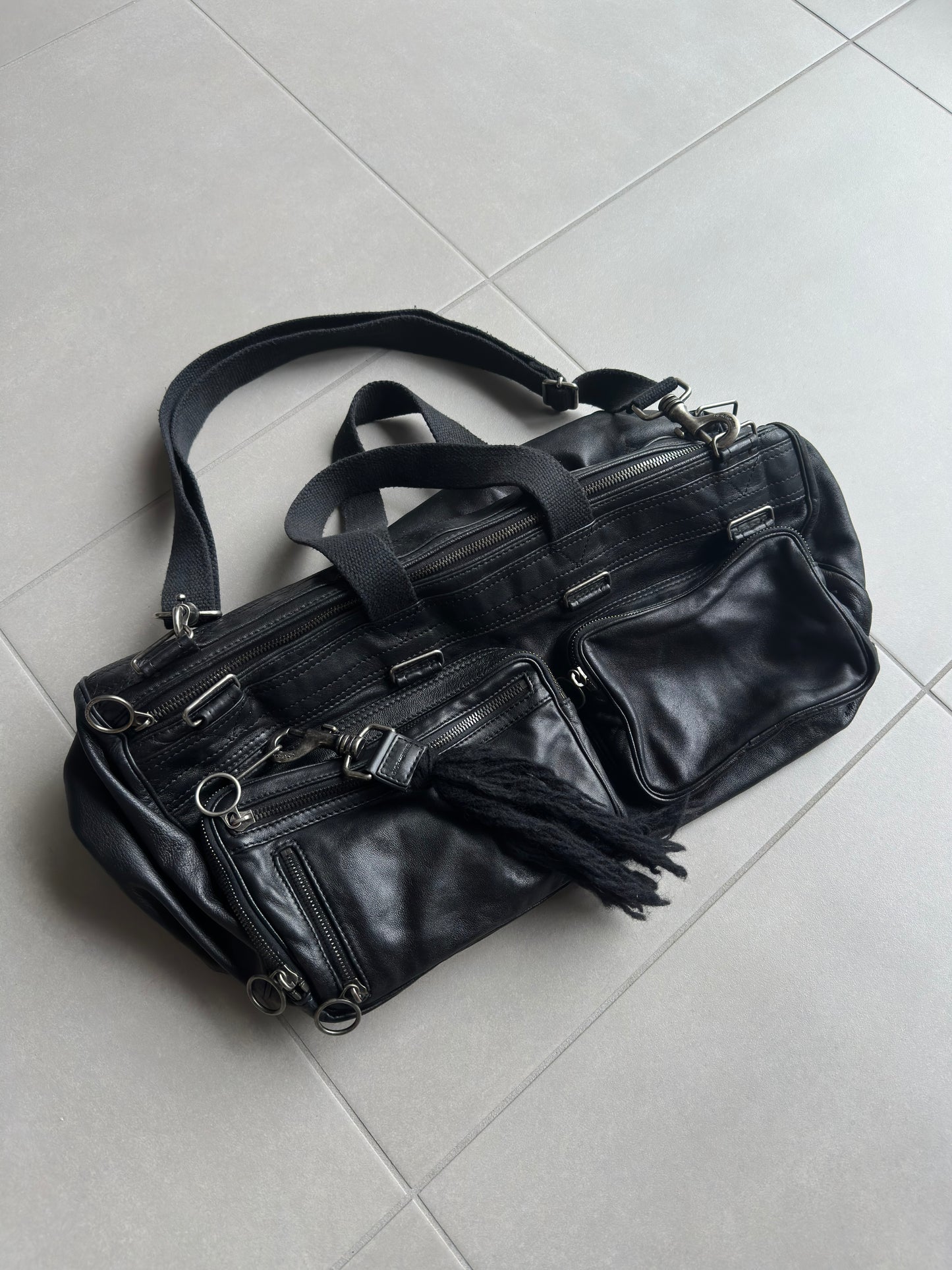 Dior Homme AW06 “These grey days” Deville duffle bag