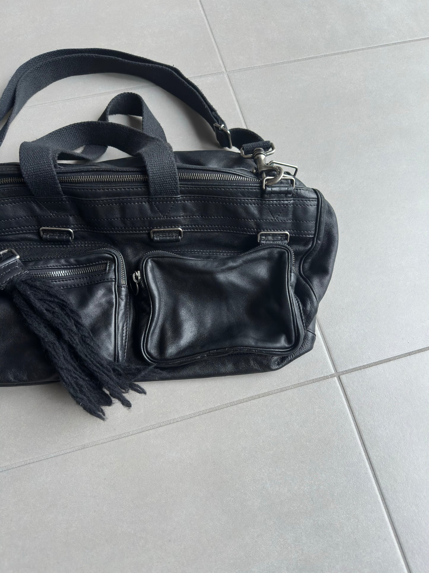 Dior Homme AW06 “These grey days” Deville duffle bag