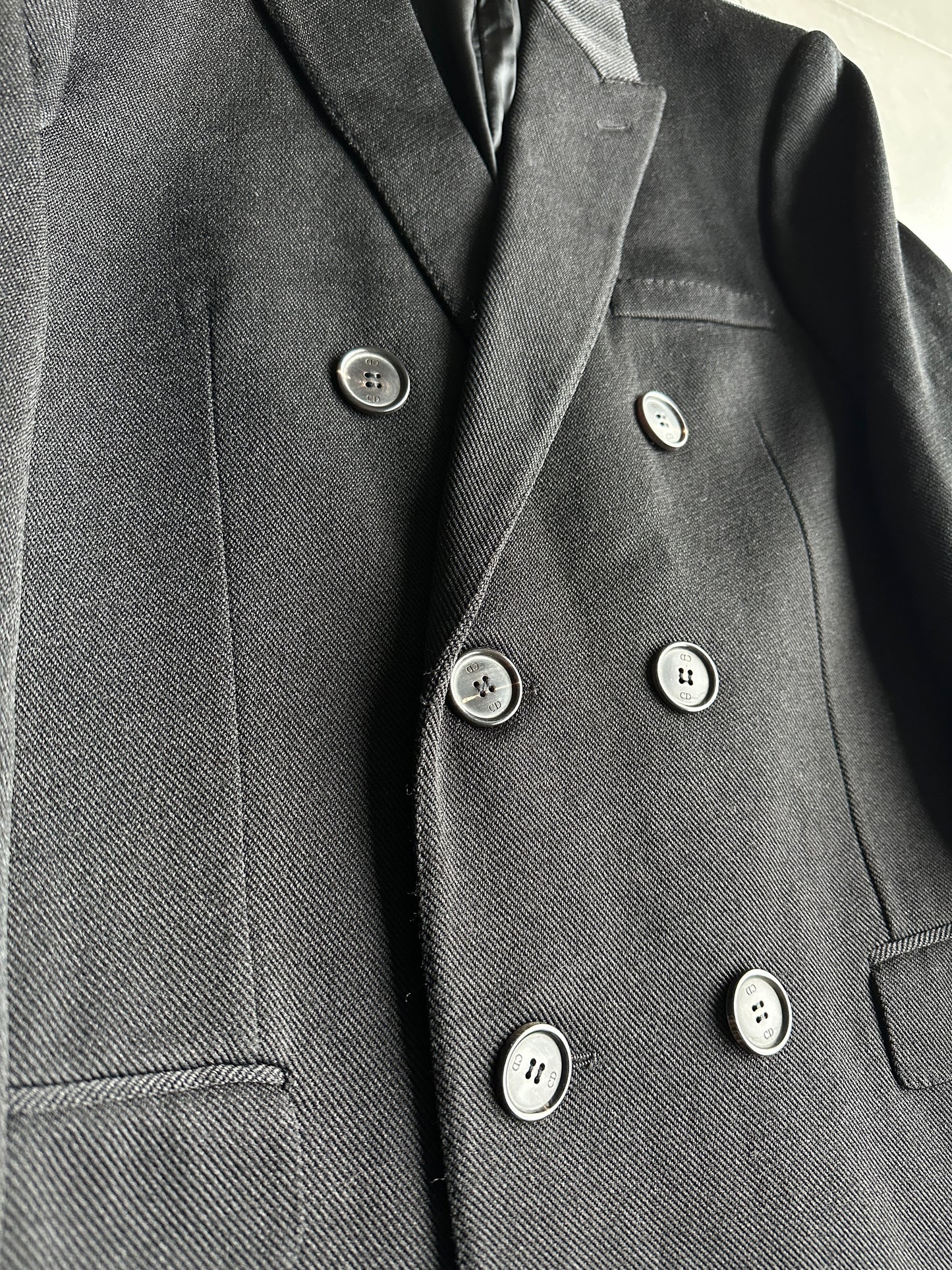 Dior Homme AW05 “In the morning” double breasted long coat