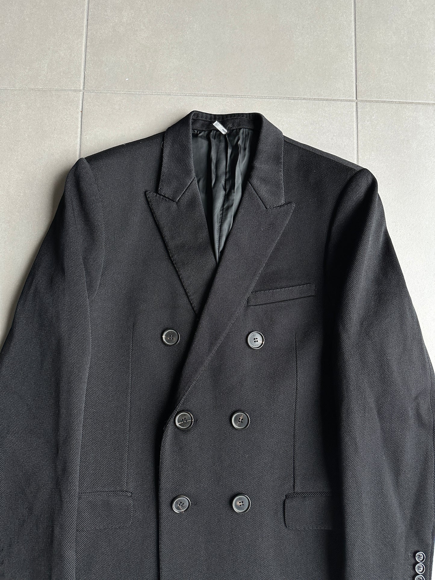 Dior Homme AW05 “In the morning” double breasted long coat