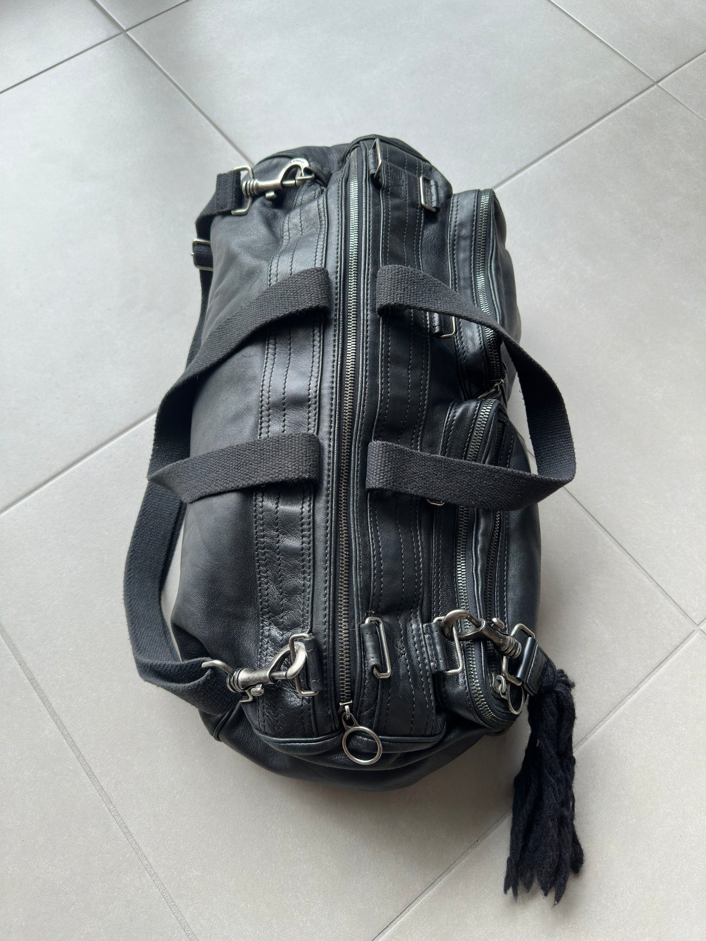 Dior Homme AW06 “These grey days” Deville duffle bag
